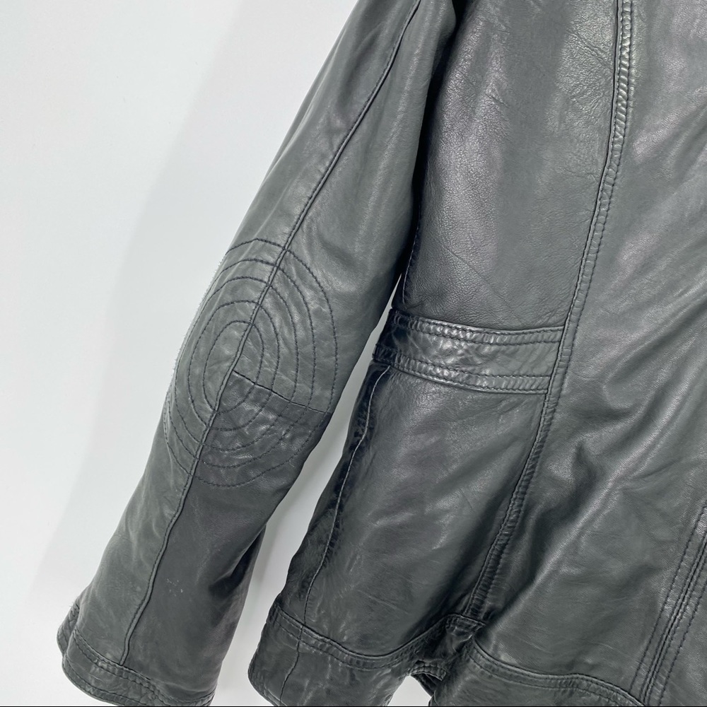 Danier Black Leather Removable Double-Lined Jacket - Size S - Picture 7 of 11